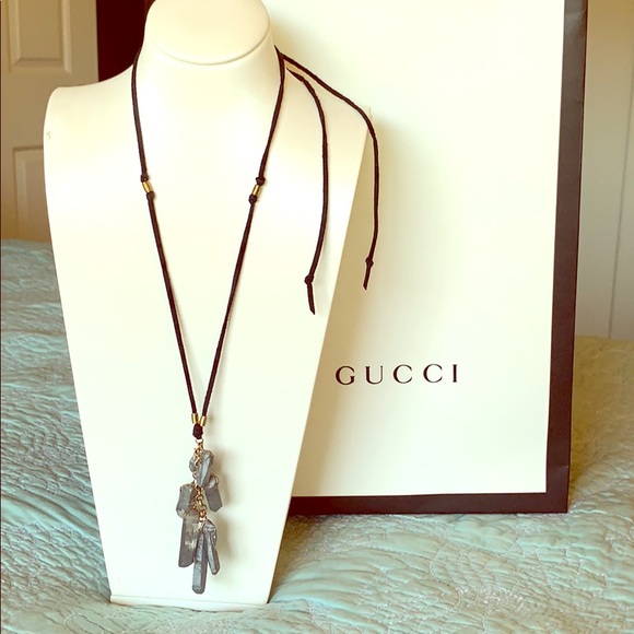 Adjustable silver crystal pendant - Picture 1 of 4